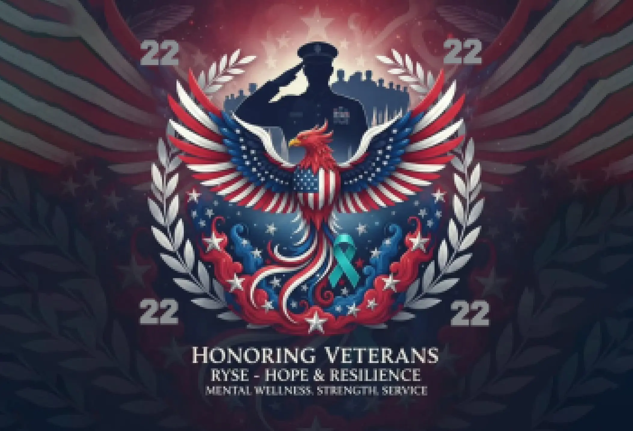 Honoring Veterans — low-resolution raster source artwork