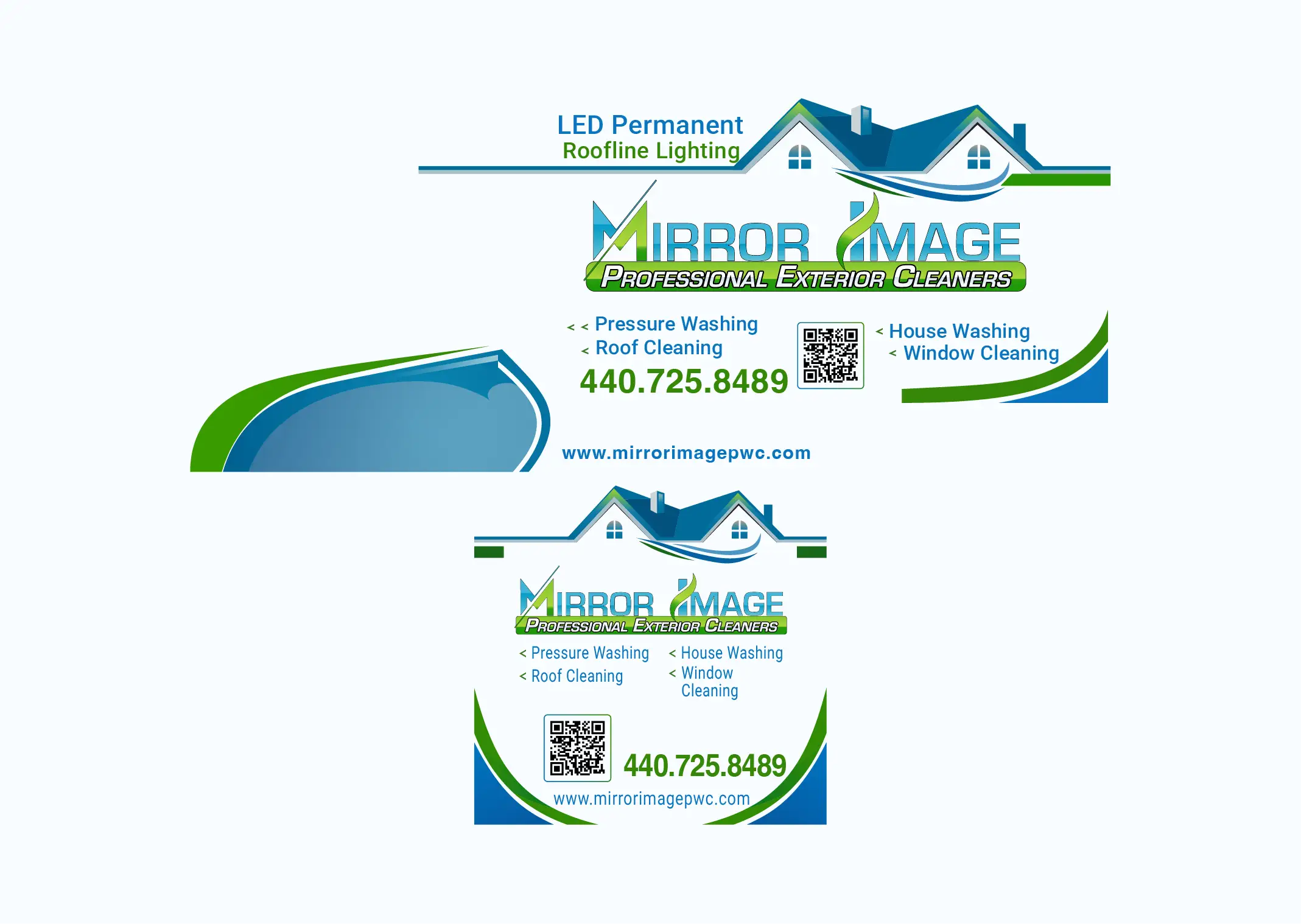 Wrapping de carrinha Mirror Image — entrega vetorial
