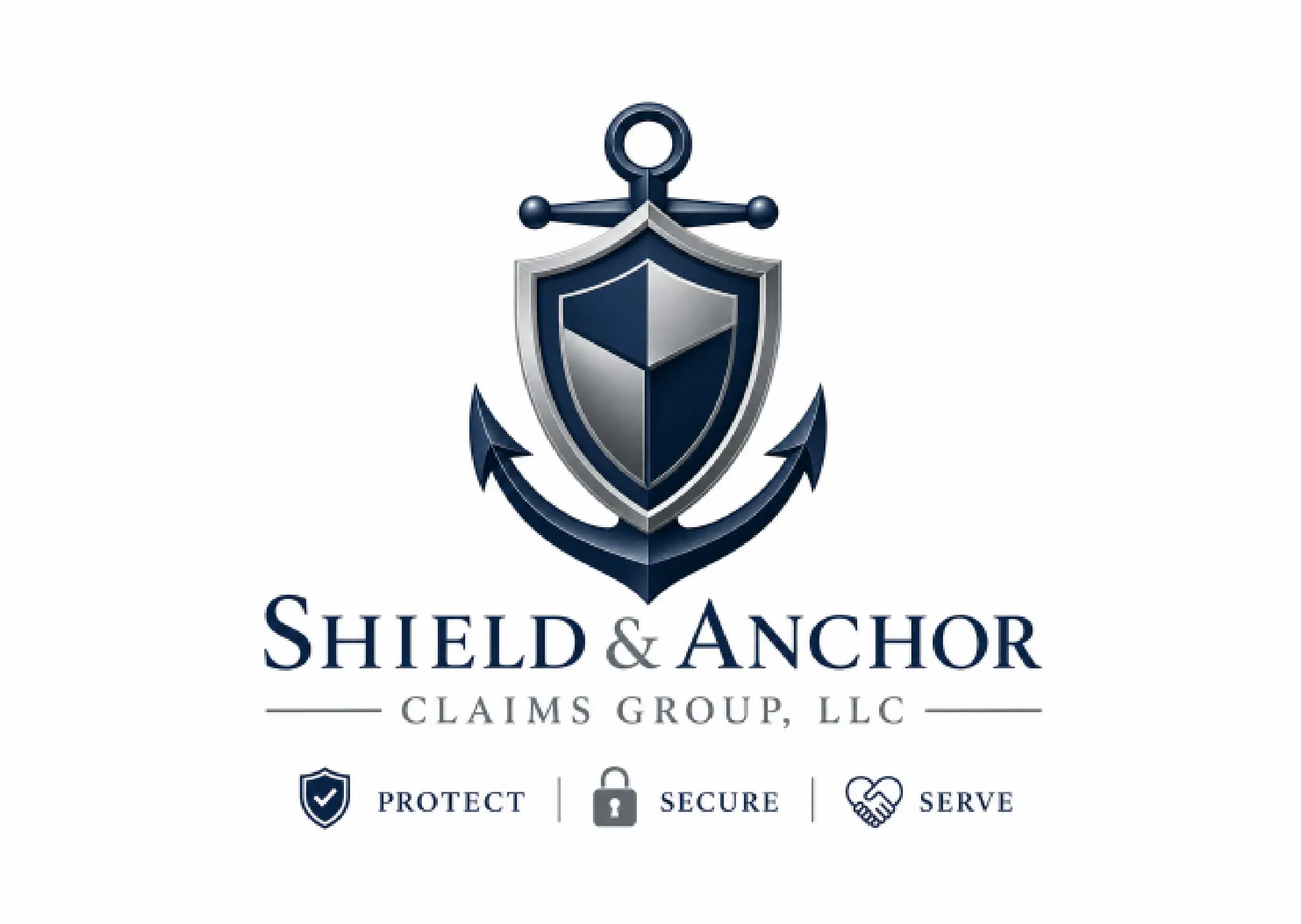 Emblema Shield & Anchor — trabalho original