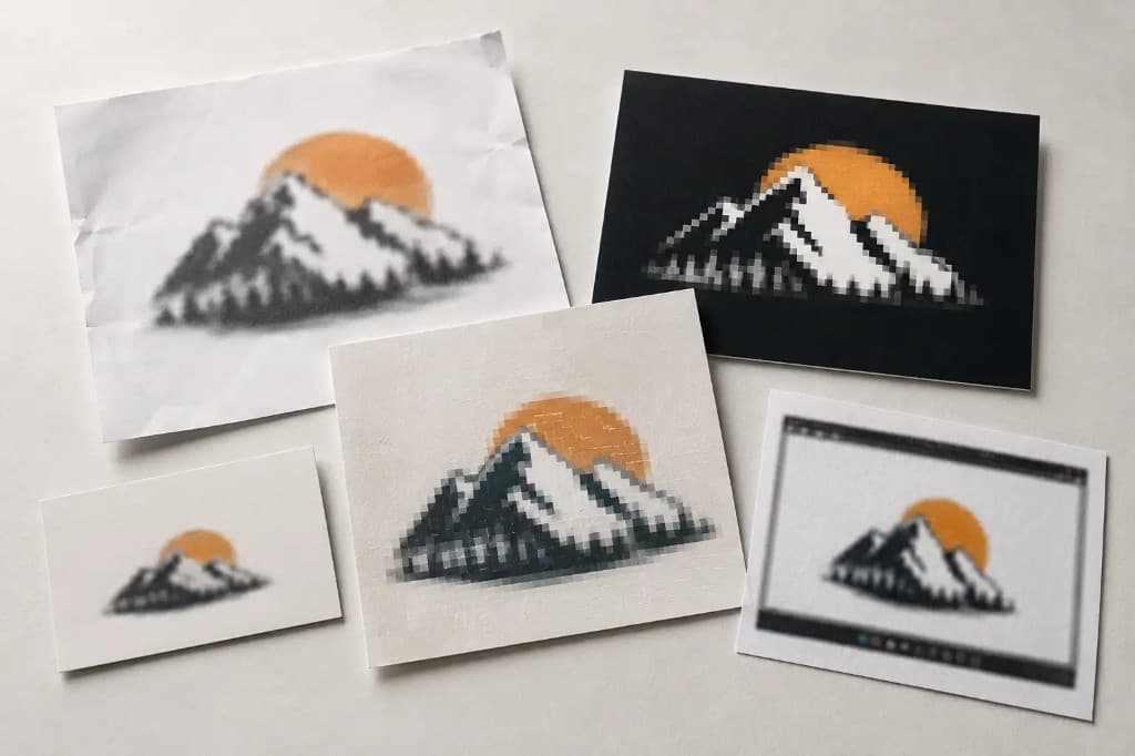 Blurry, pixelated, and screenshot logo files that are unusable for vector redraw Blurry, pixelated, and screenshot logo files that are unusable for vector redraw