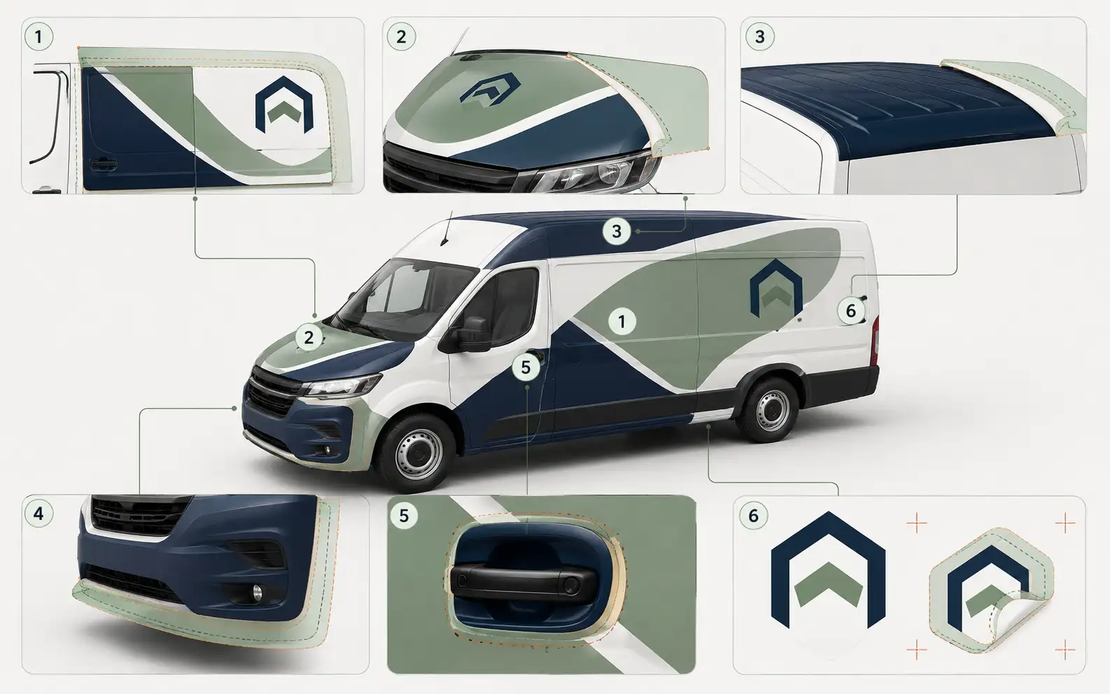 Extra bleed on a bumper and mirror panel compared with a flat body side Extra bleed on a bumper and mirror panel compared with a flat body side