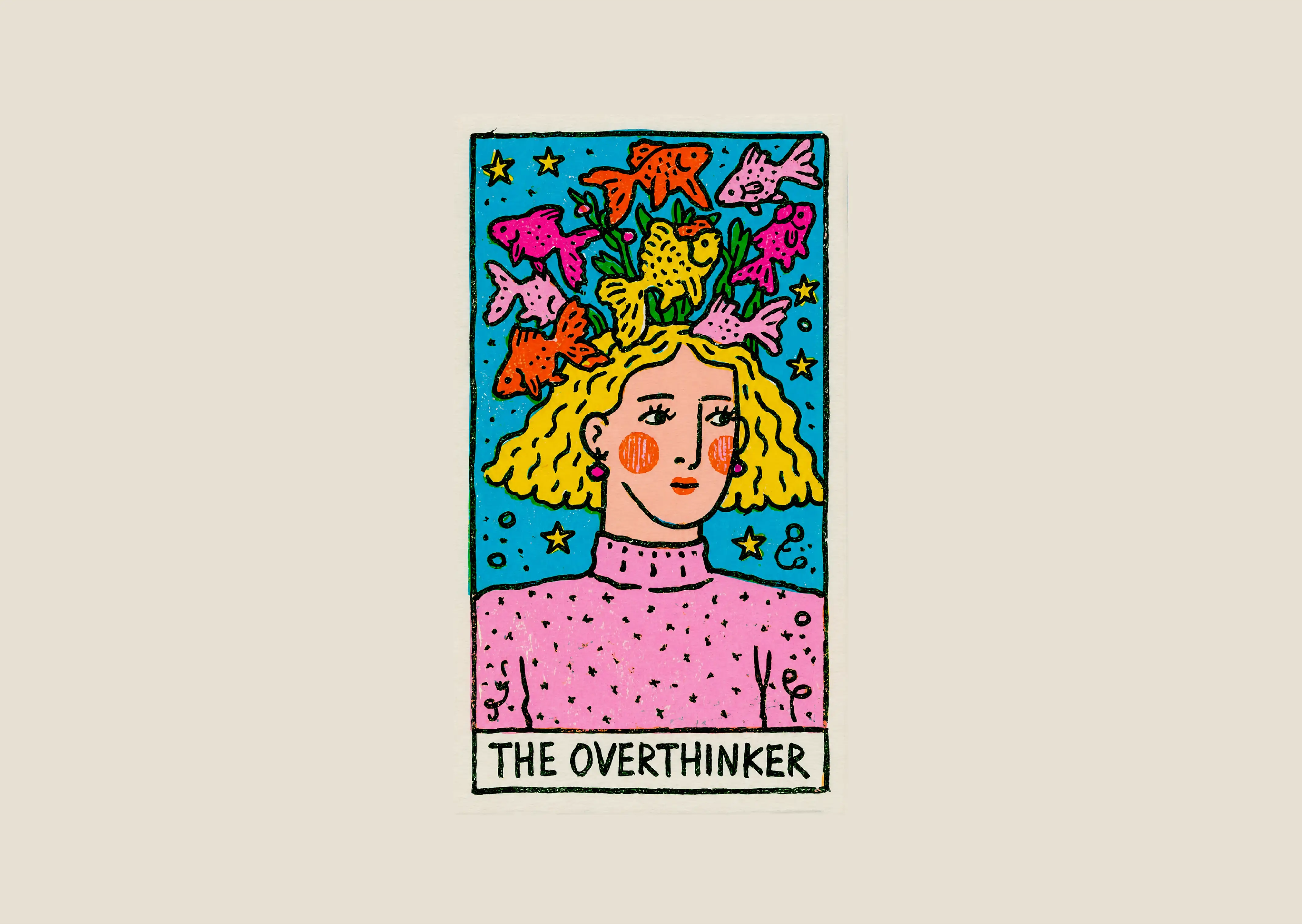 The Overthinker card — source artwork The Overthinker card — source artwork
