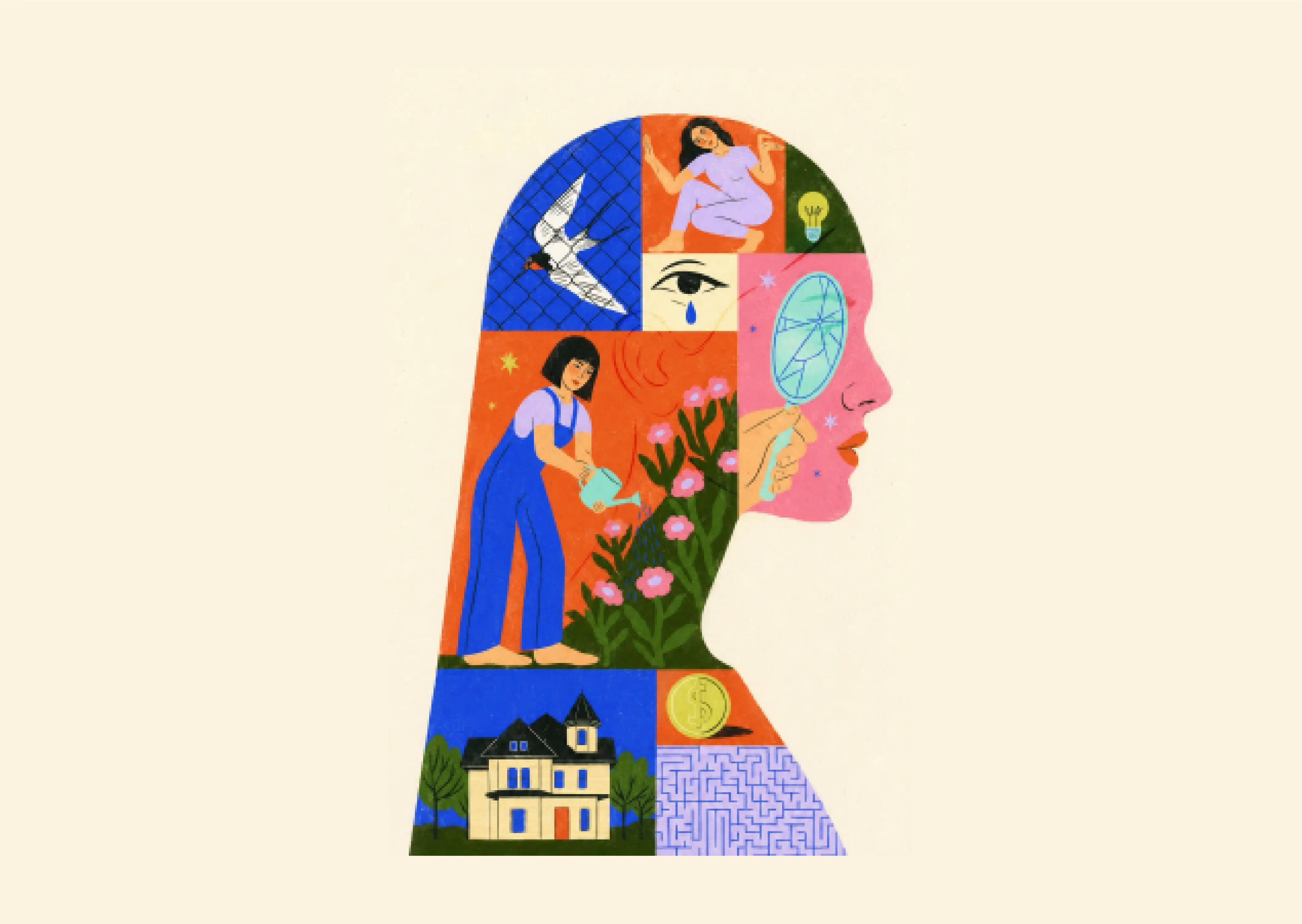 Inner landscape silhouette — source artwork Inner landscape silhouette — source artwork
