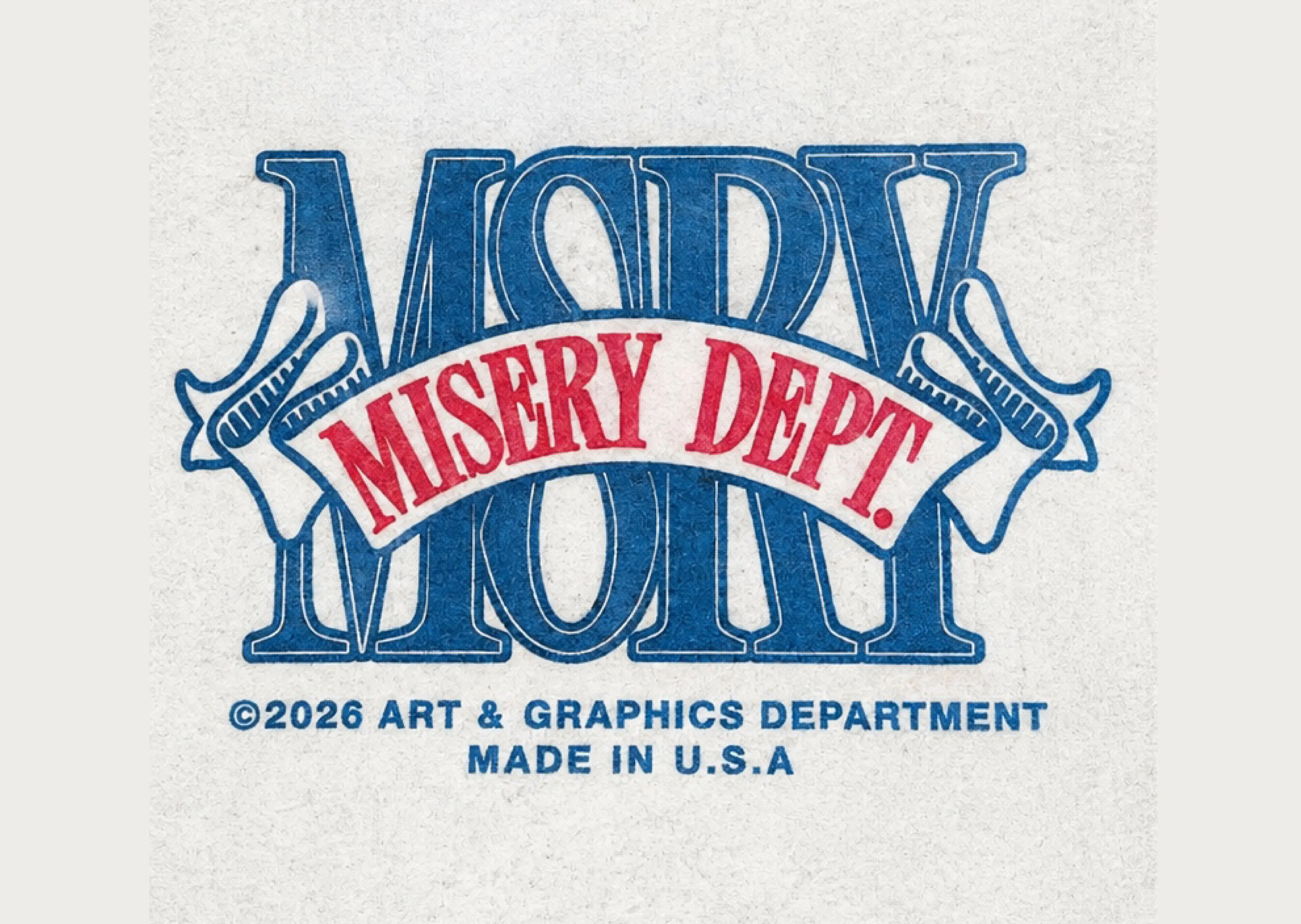 Misery Dept. apparel mark — source artwork Misery Dept. apparel mark — source artwork