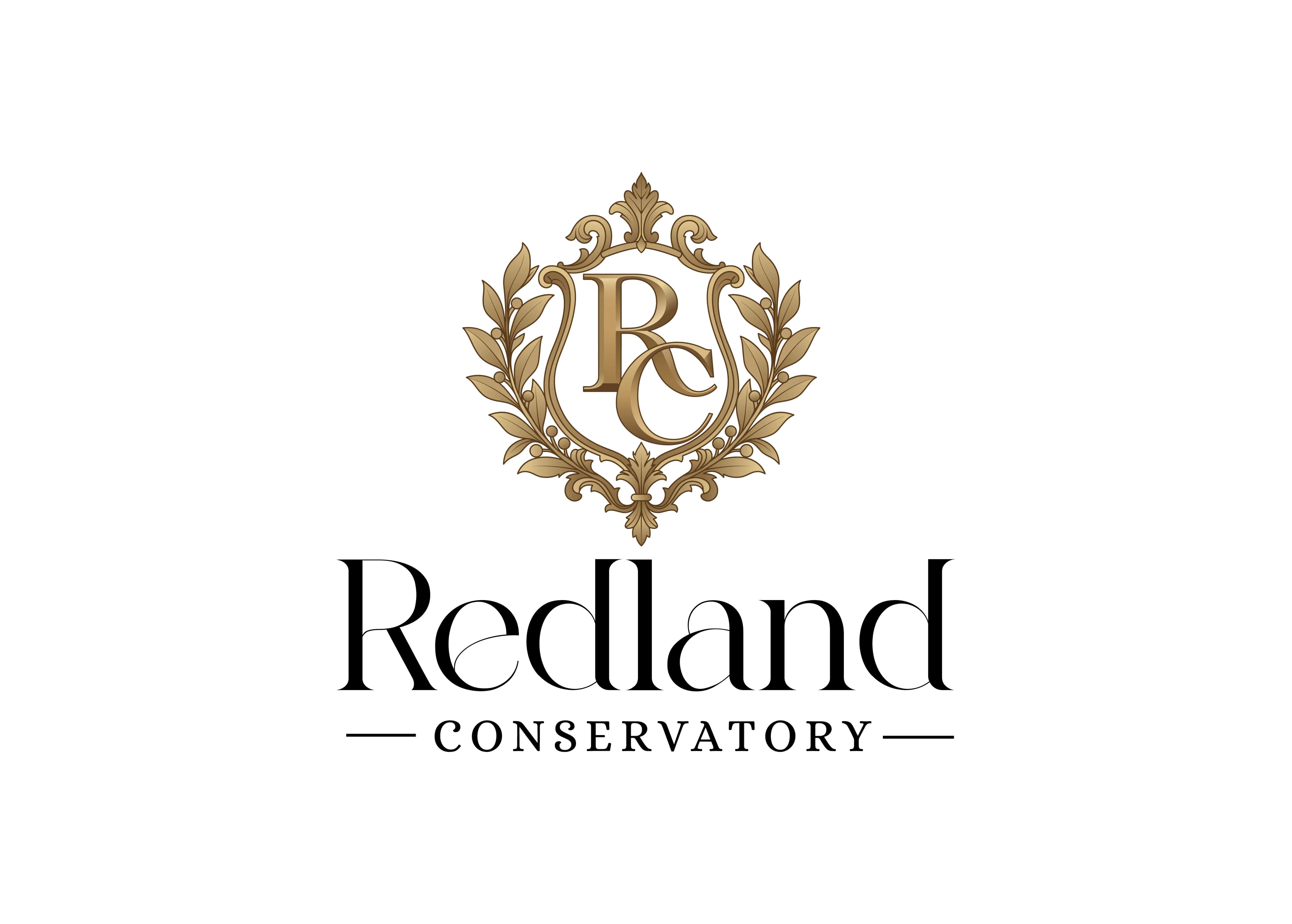 Redland Conservatory crest — vector deliverable Redland Conservatory crest — vector deliverable