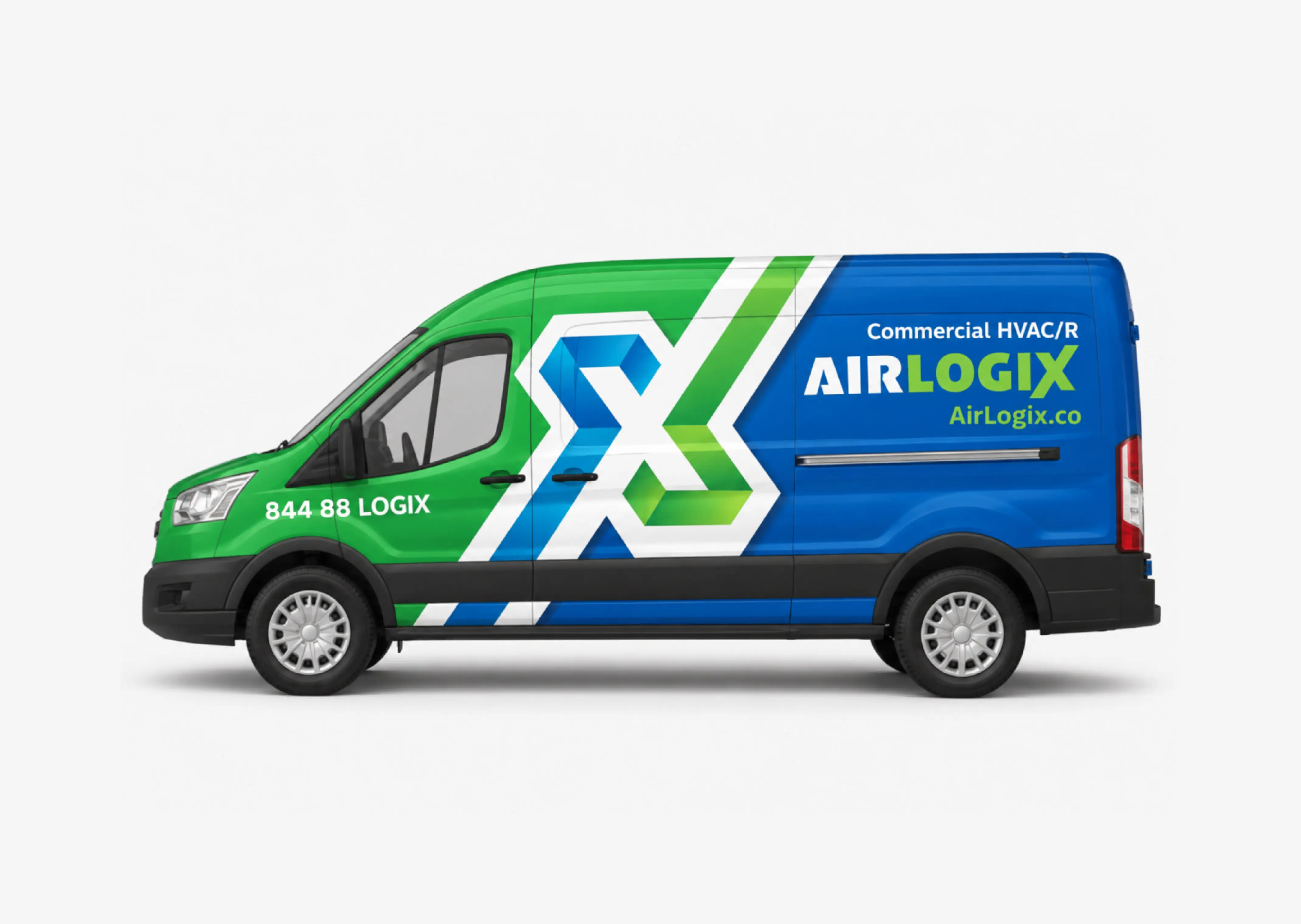 AirLogix van wrap — source artwork AirLogix van wrap — source artwork