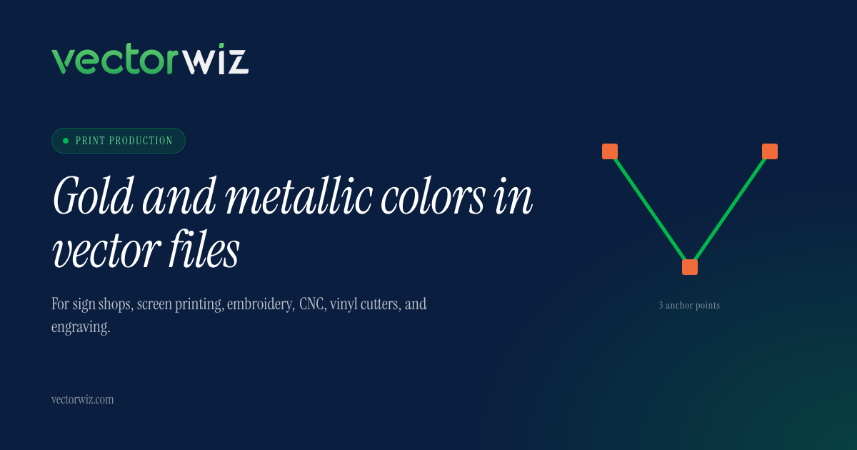 Gold and Metallic Colors in Vector Files | VectorWiz