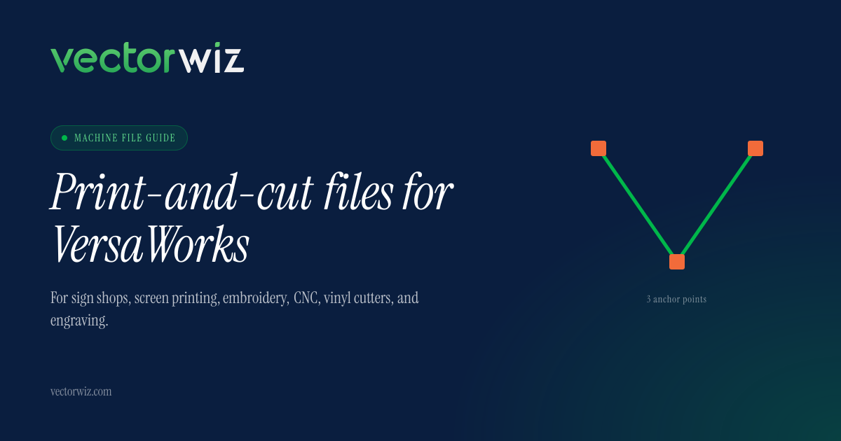 Print and Cut Files for Roland VersaWorks | VectorWiz