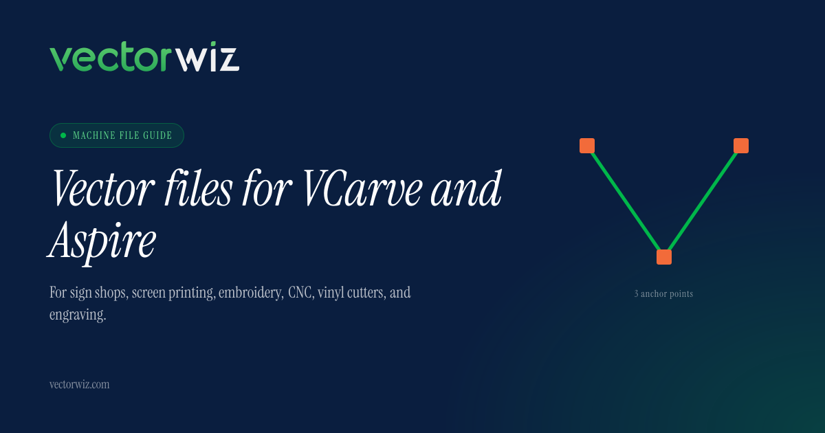 File vettoriali per VCarve e Aspire (Vectric) | VectorWiz