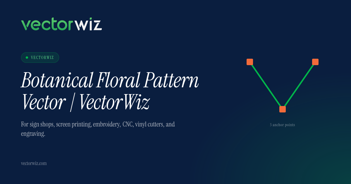 Patrón floral botánico en vector | VectorWiz