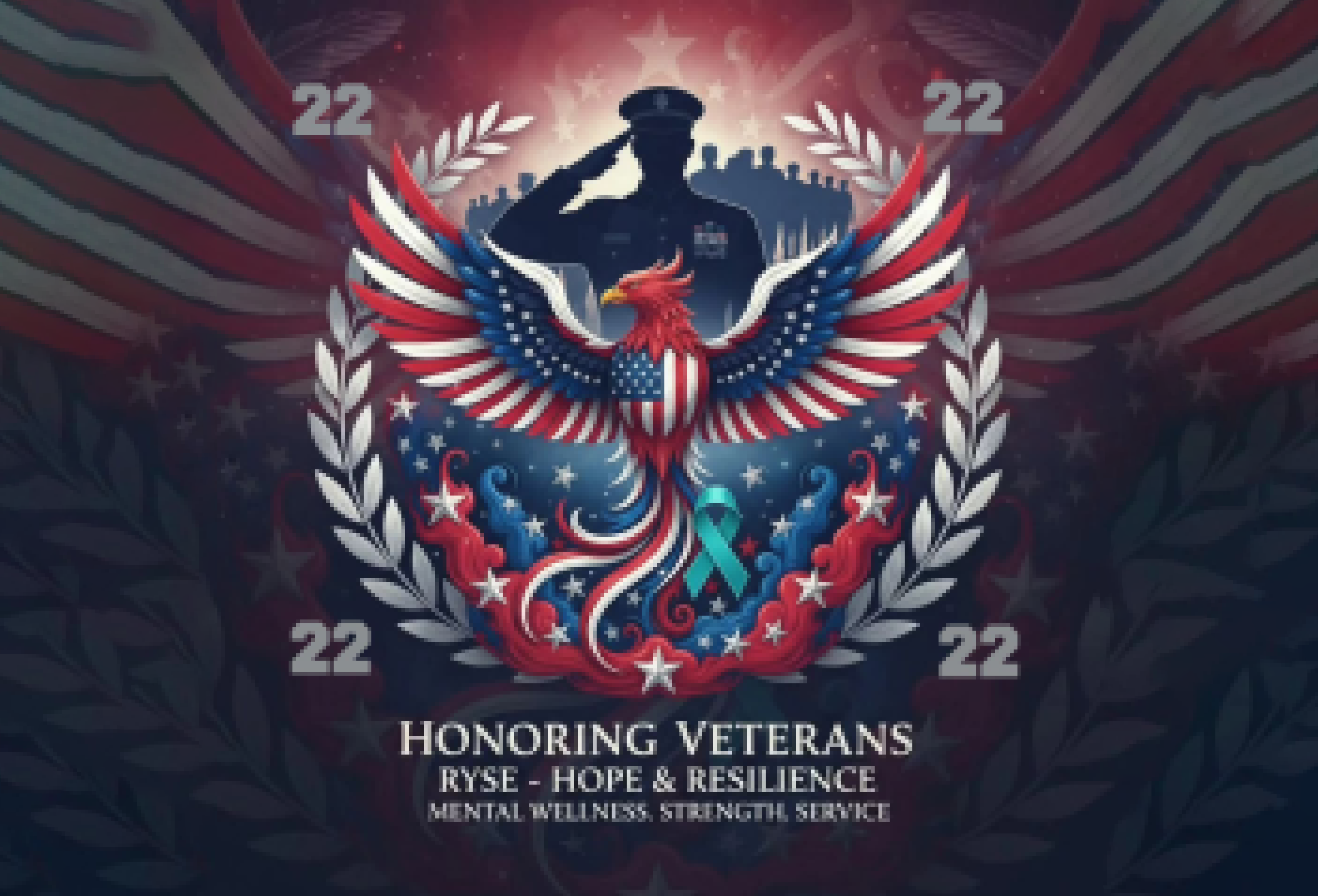 Honoring Veterans — low-resolution raster source artwork