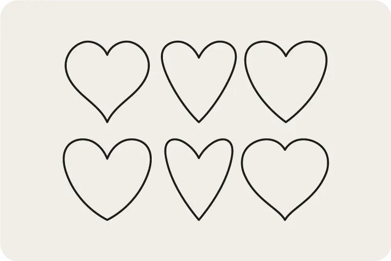Heart Line Drawing Vector